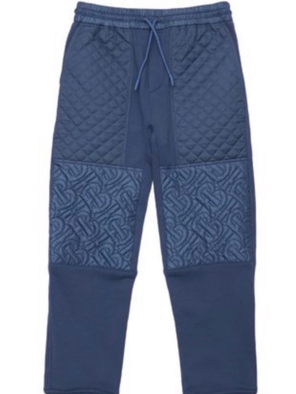 Burberry Navy Quilted Panel Jogger Pants 10Y/12YR